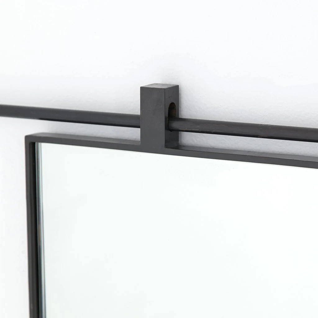 Chico Wall Mirror - Antique Iron - Image 3