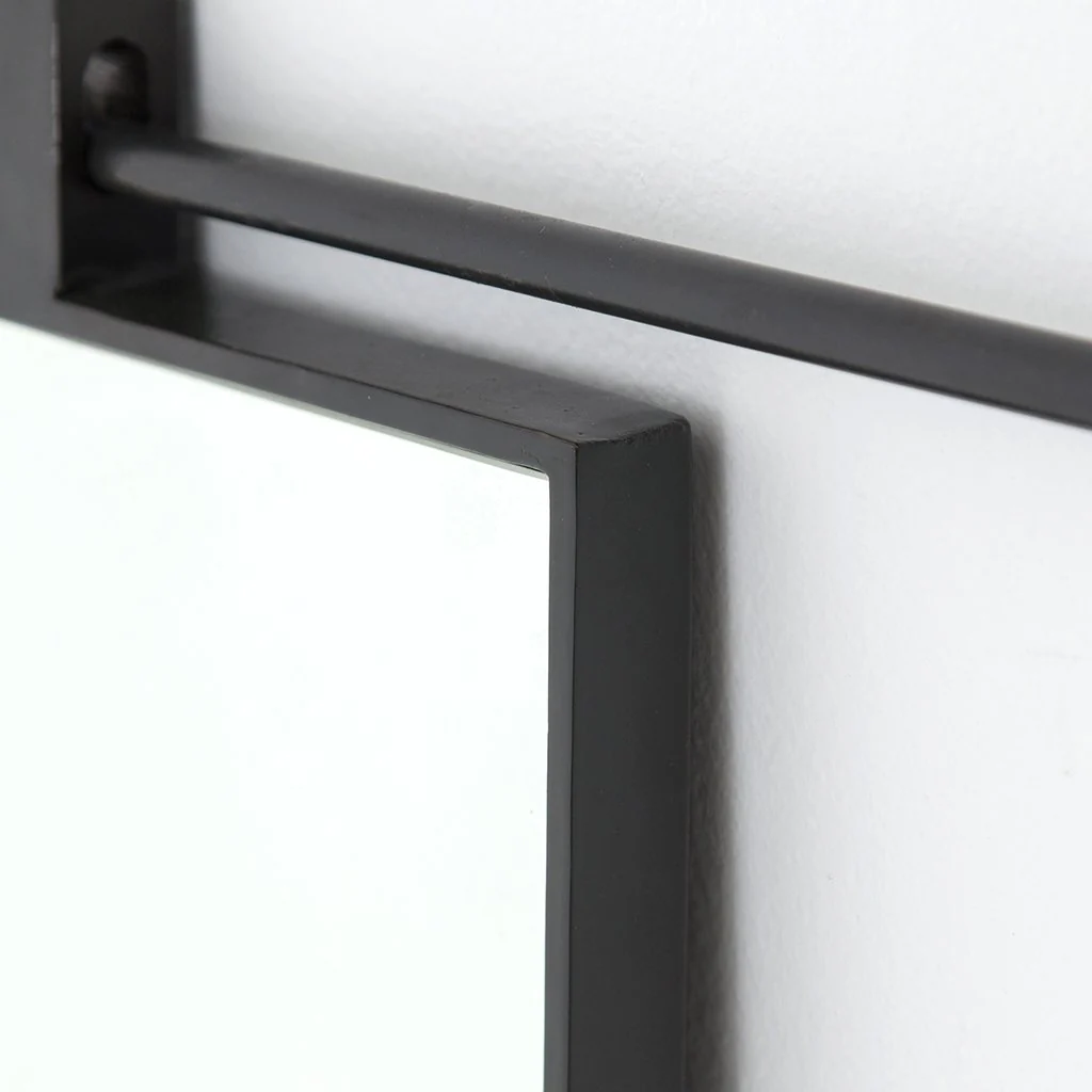 Chico Wall Mirror - Antique Iron - Image 4