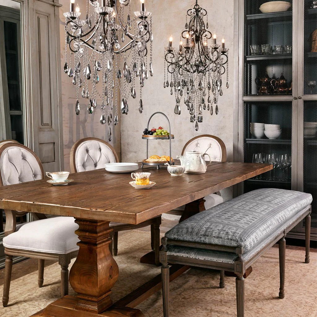 Durham Dining Table - Bleached Oak - Image 3