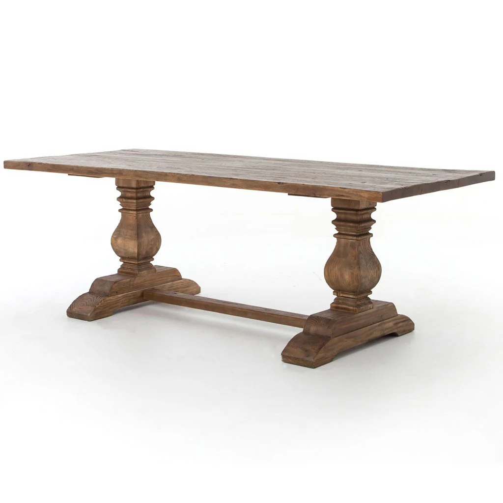 Durham Dining Table - Bleached Oak - Image 6