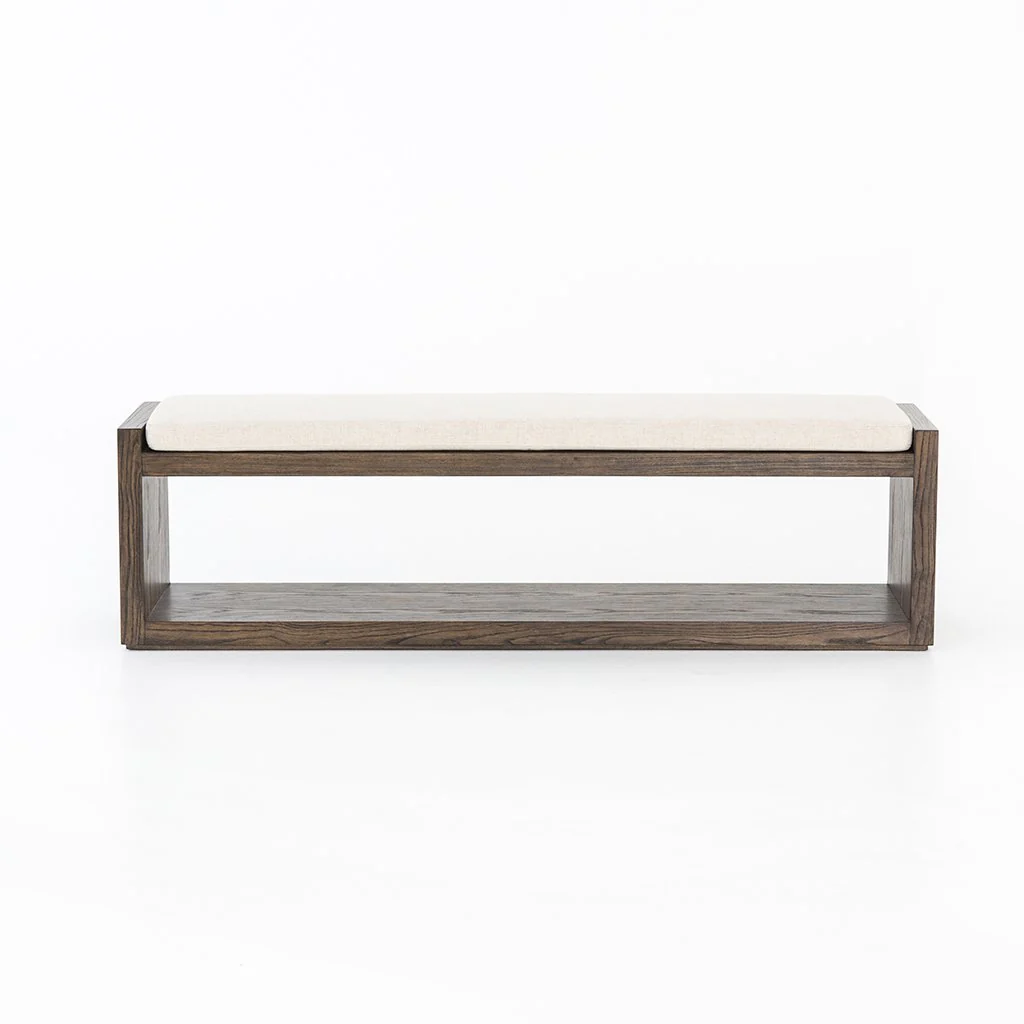 Edmon Bench - Savile Flax - Image 4