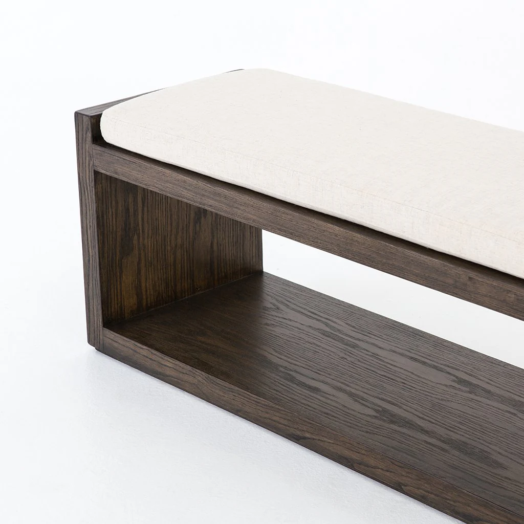 Edmon Bench - Savile Flax - Image 7