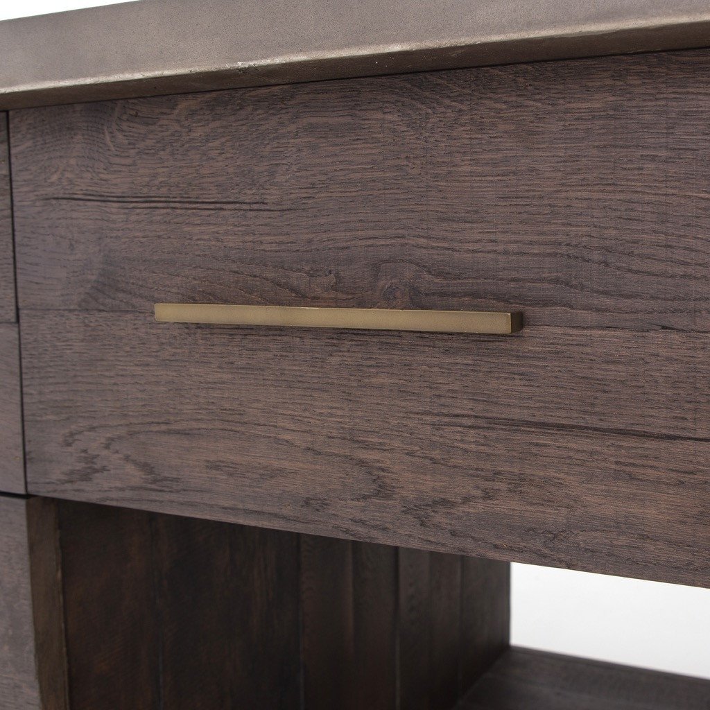 Ian Kitchen Island - Rubbed Black - Image 11