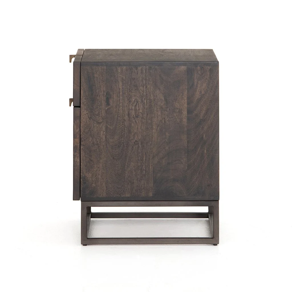 Kelby Filing Cabinet - Carved Vintage Brown - Image 5