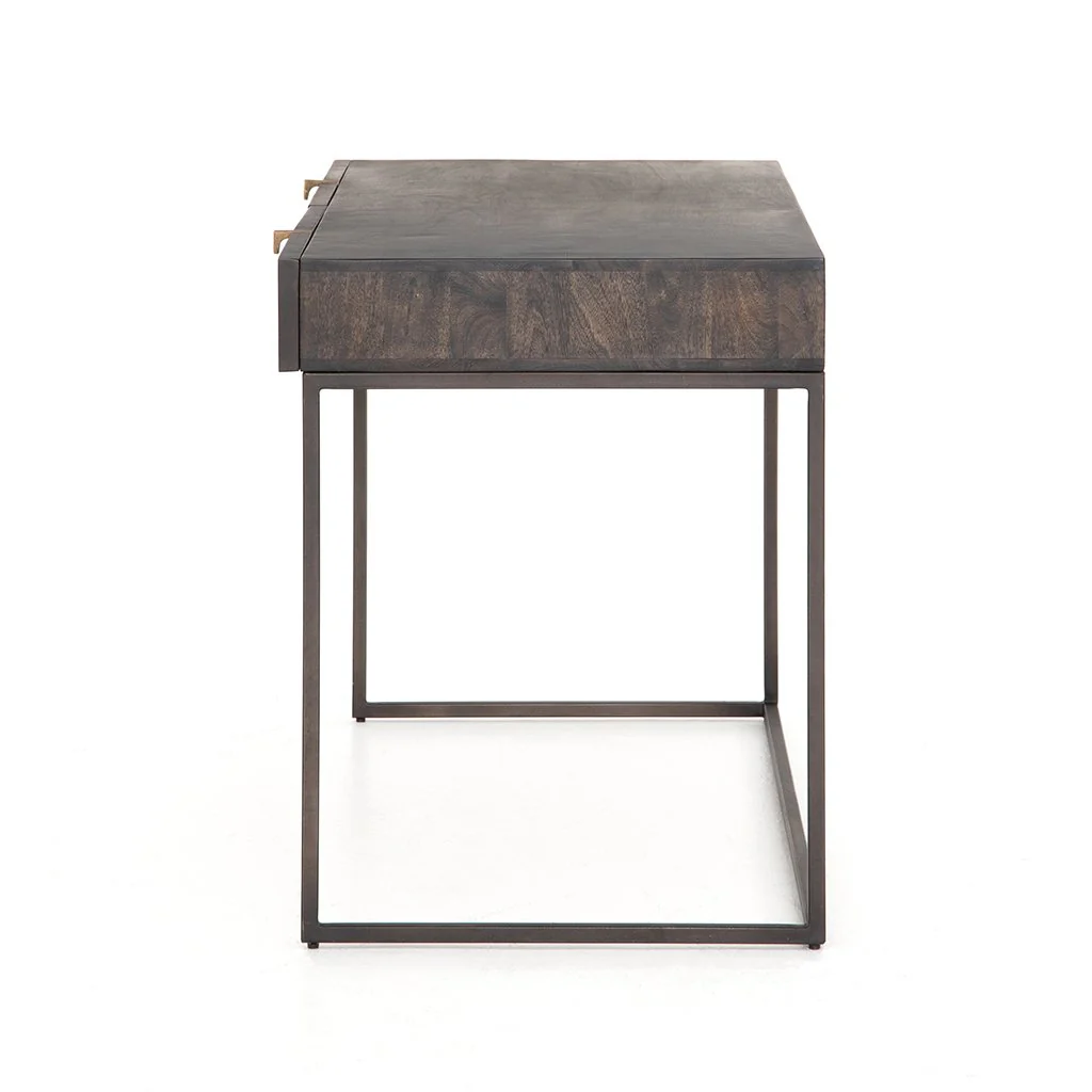 Kelby Writing Desk - Carved Vintage Brown - Image 8