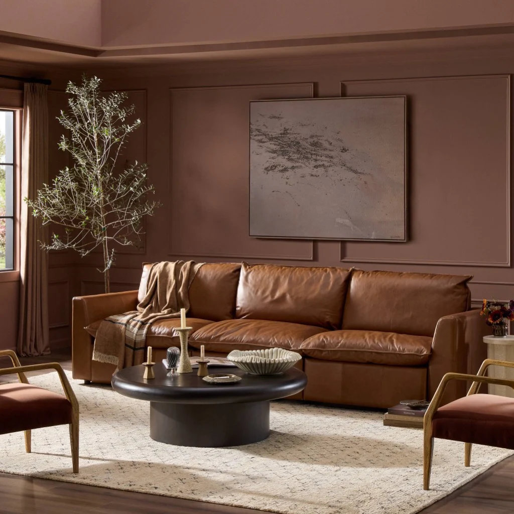 Kosa Power Recliner 3Pc Sectional - Sonoma Chestnut - Image 3