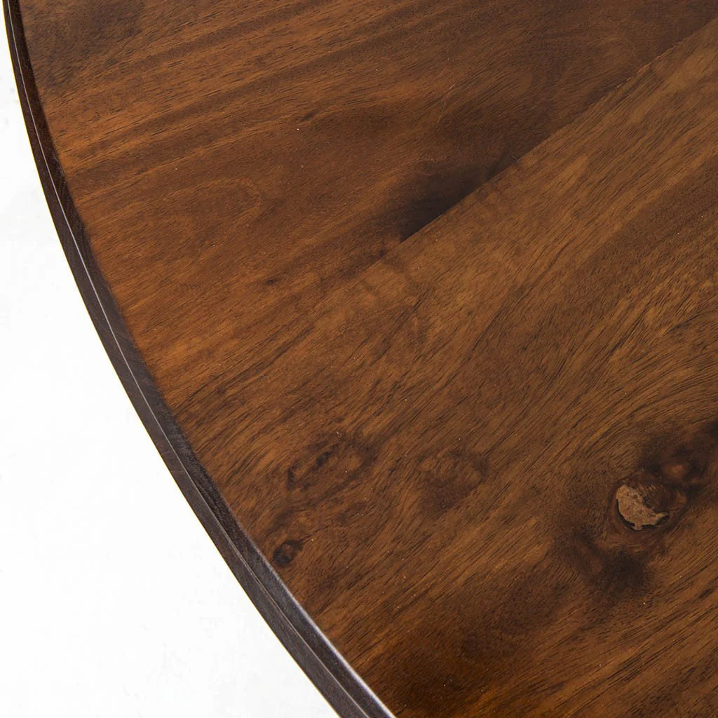 Magnolia Round Dining Table - Dark Oak - Image 4