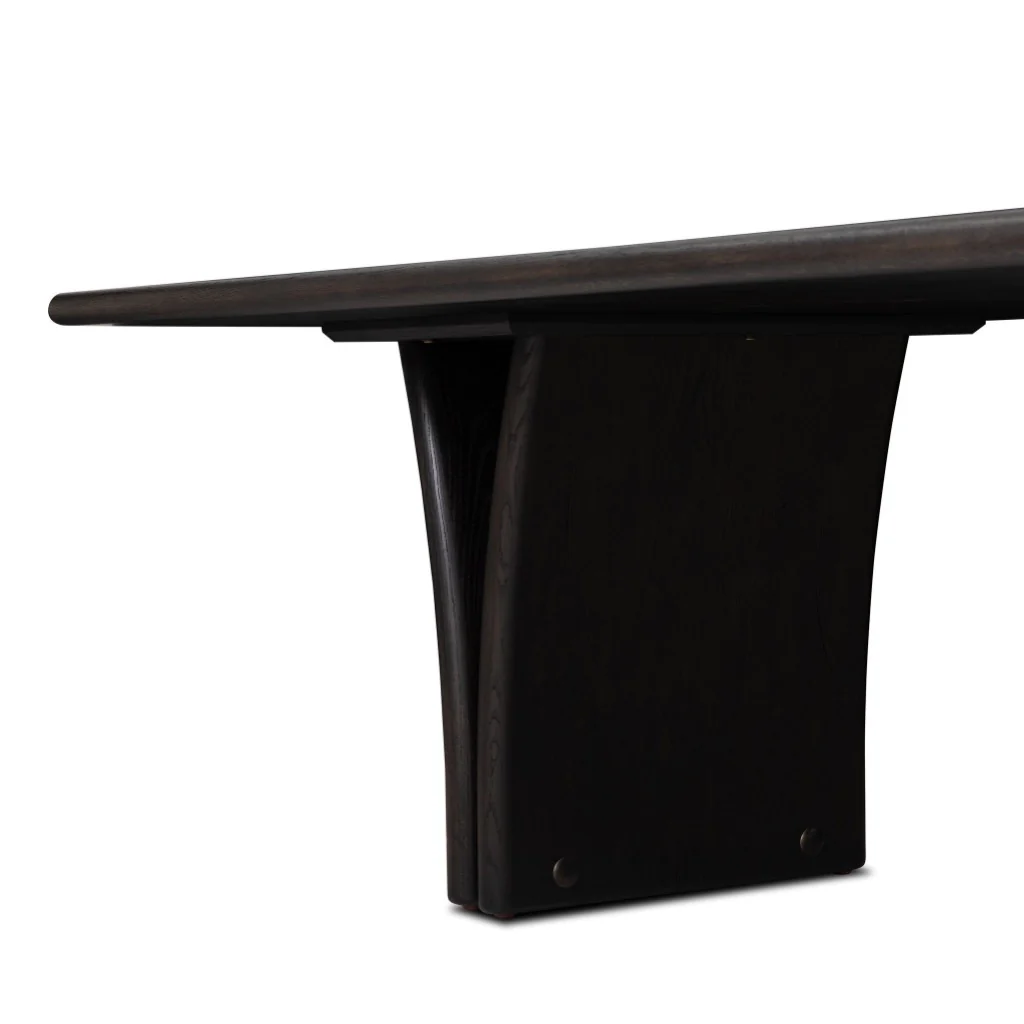 Marcon Dining Table - Dark Espresso Reclaimed French Oak - Image 8
