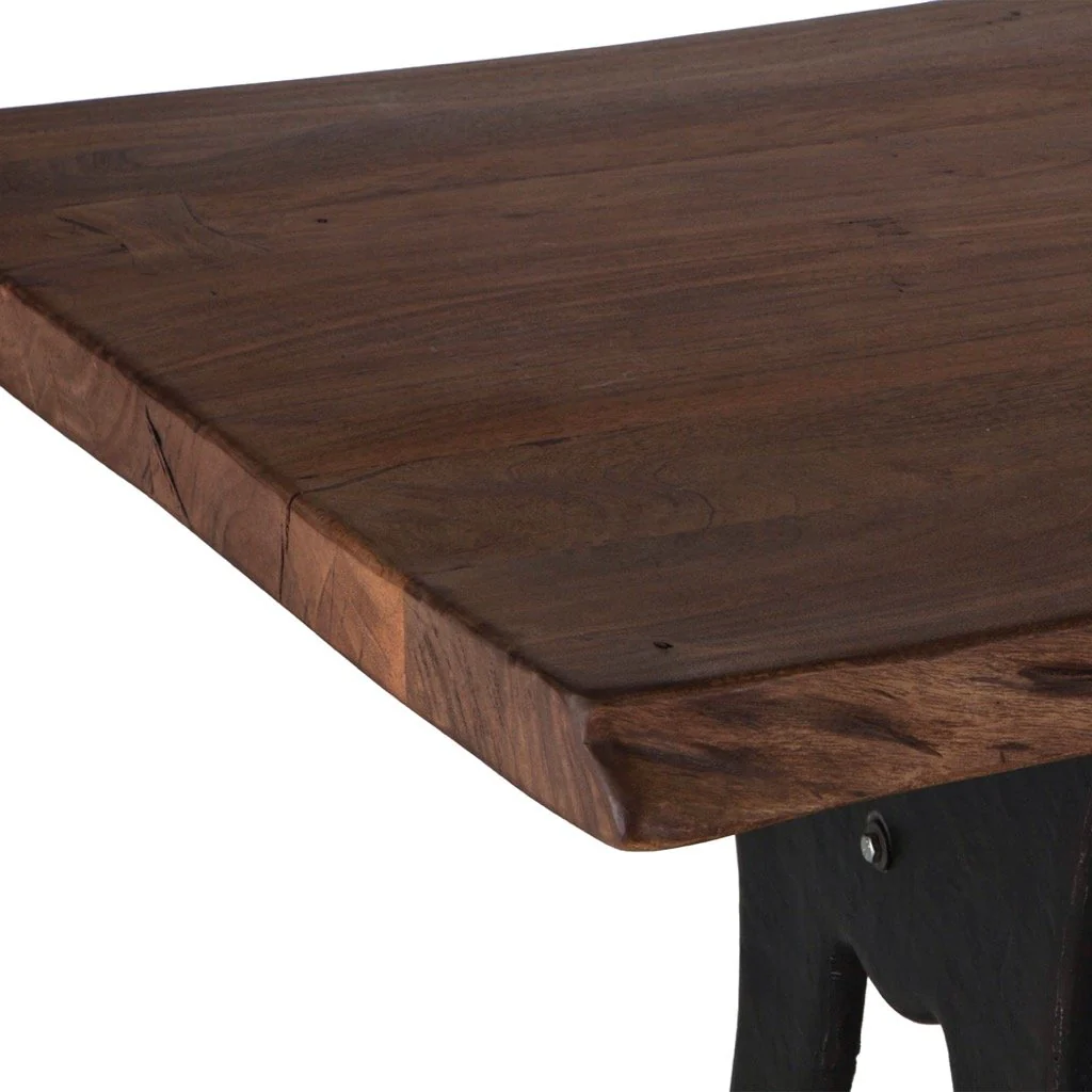 Organic Forge Dining Table - Raw Walnut - Image 6