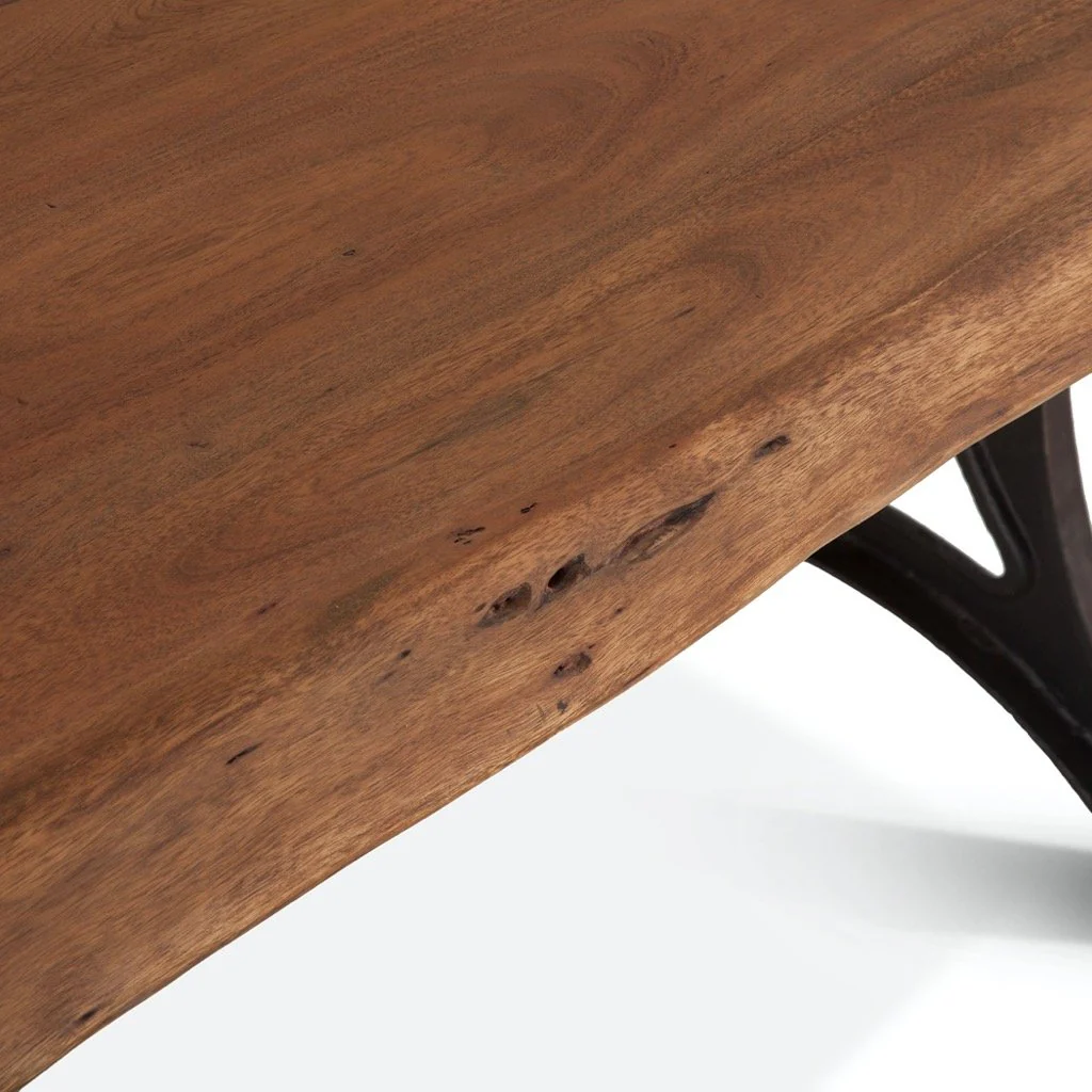 Organic Forge Dining Table - Raw Walnut - Image 7