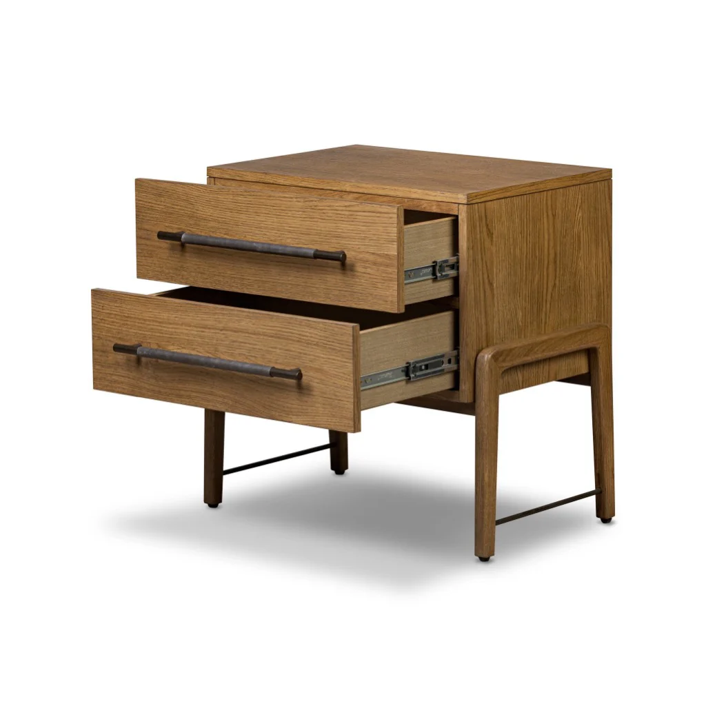 Rosedale Nightstand - Amber Oak Veneer - Image 3