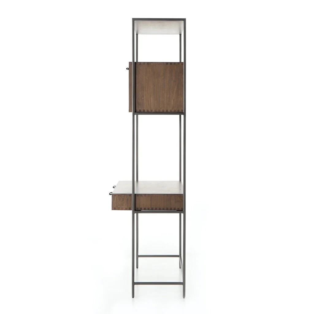 Trey Modular Wall Desk - Auburn Poplar - Image 4