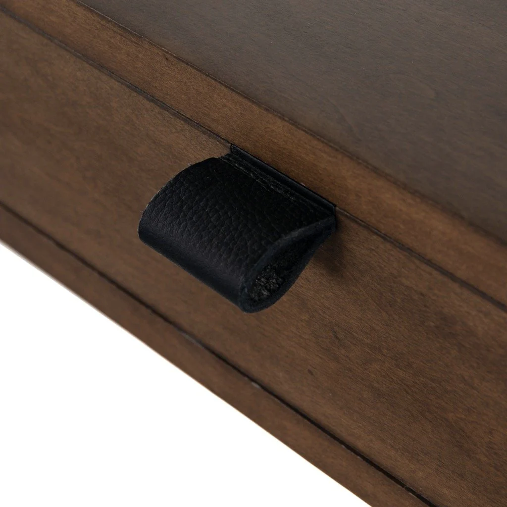 Trey Modular Wall Desk W/ 1 Bookcase - Auburn Poplar - Image 15
