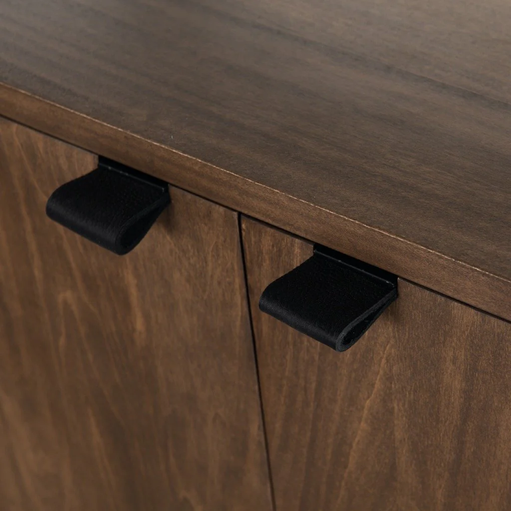 Trey Modular Wall Desk W/ 2 Bookcases - Auburn Poplar - Image 10