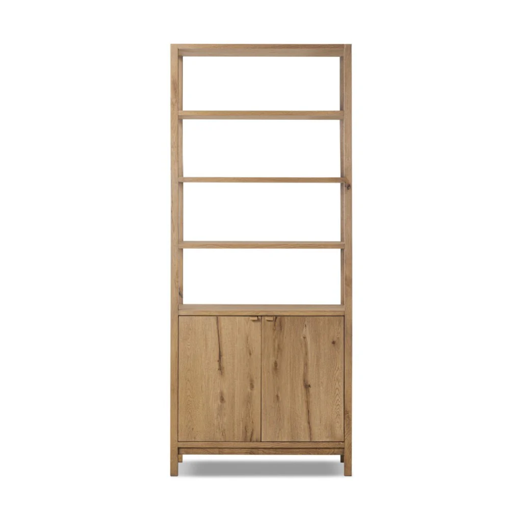 Tula Bookcase - Worn Oak Veneer - Image 4