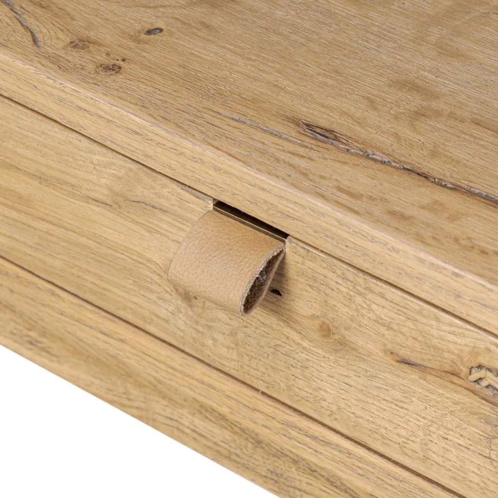 Tula Writing Desk - Worn Oak Veneer - Image 12