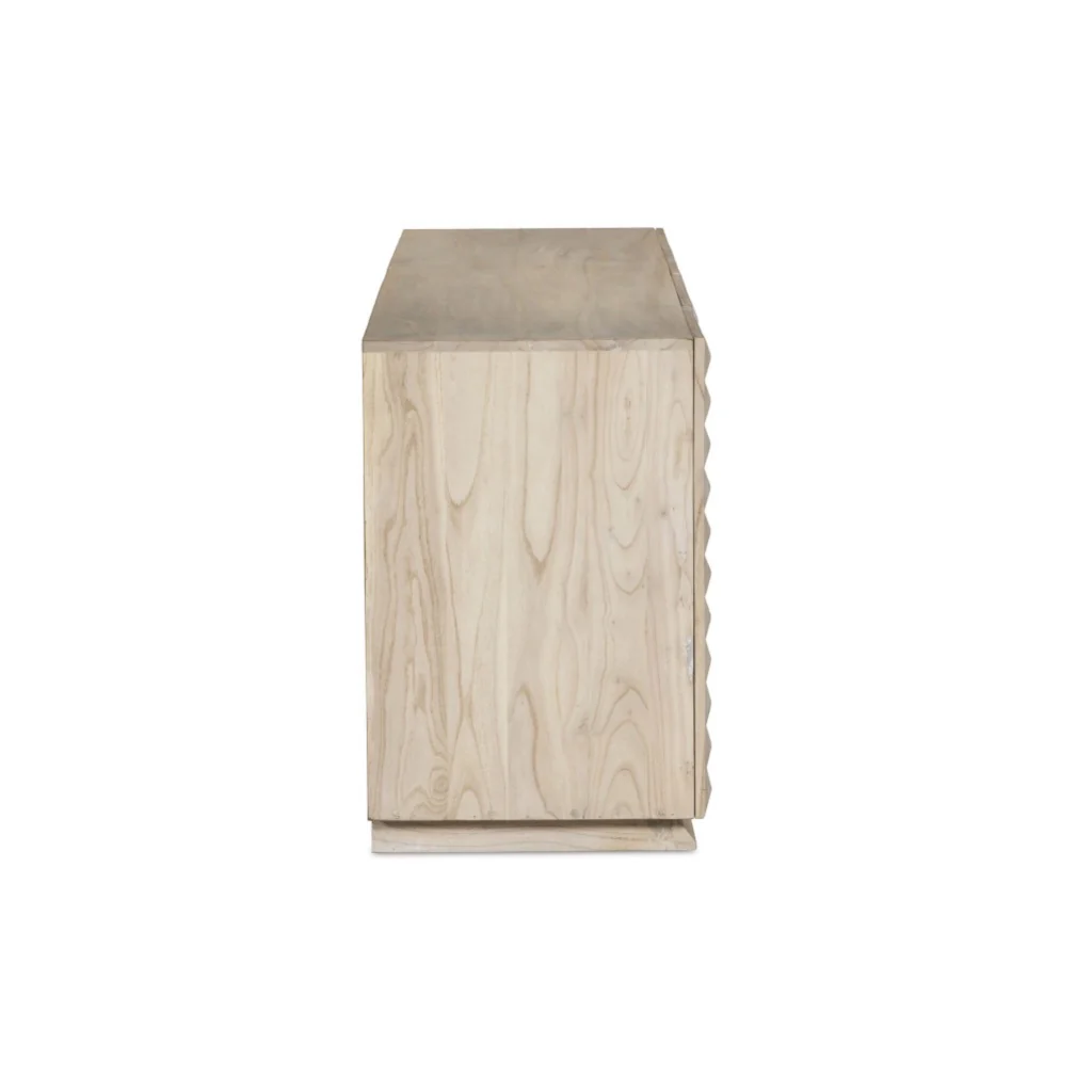 Tussac Media Console - Natural White Neem - Image 5