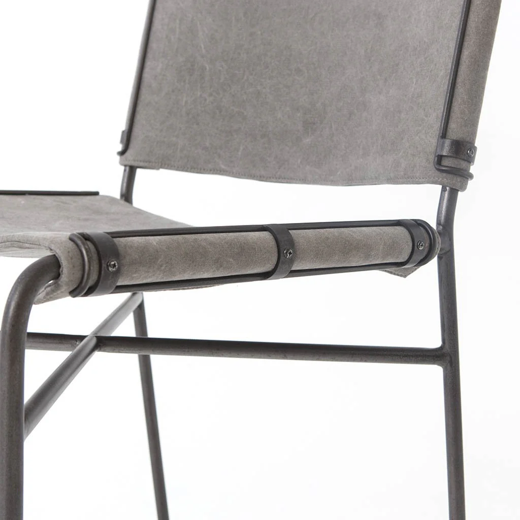 Wharton Dining Chair - Stonewash Grey - Image 7
