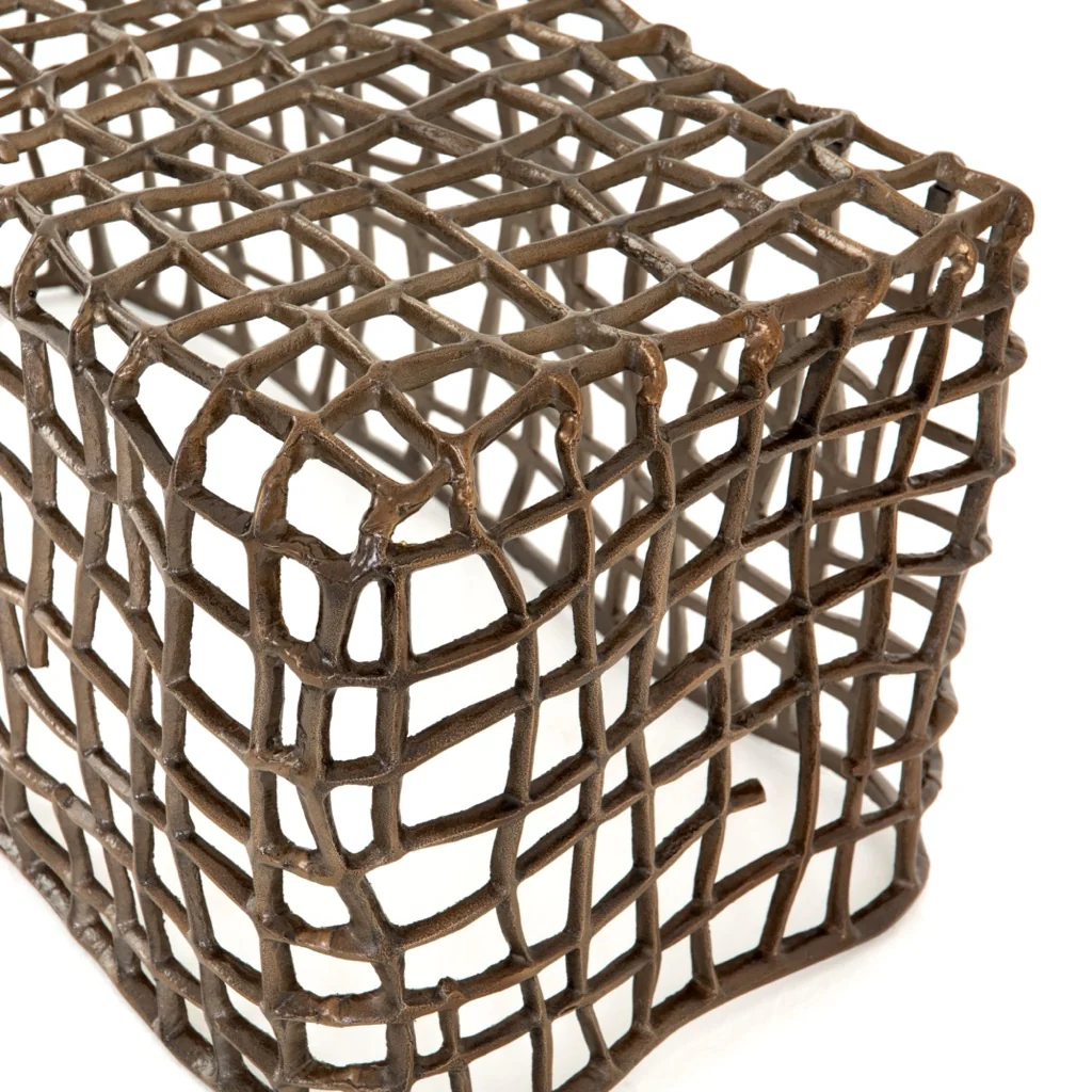 Zander Outdoor Bench - Aged Bronze - Image 6