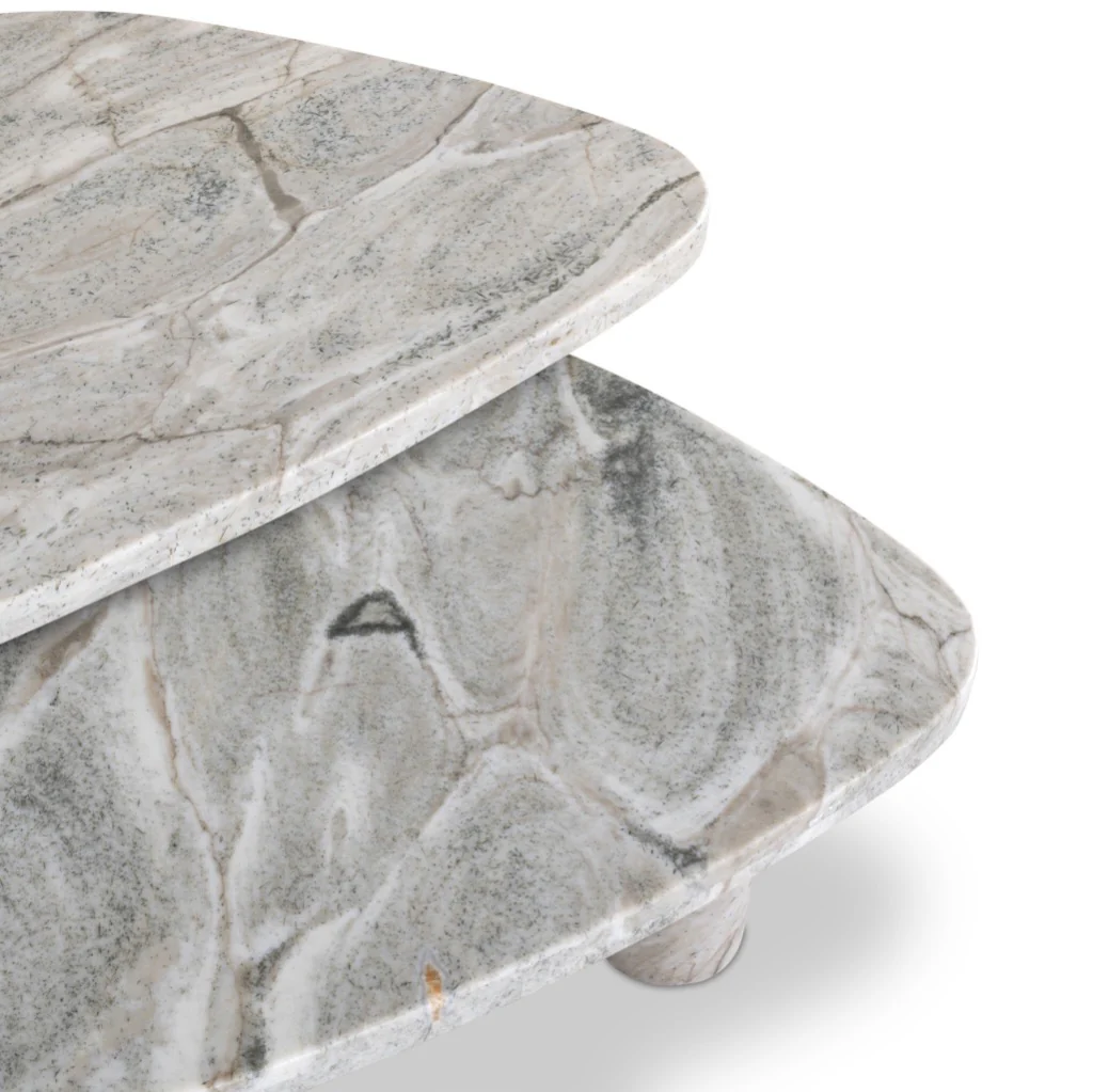 Zion Nesting Coffee Table Set - Sage Onyx - Image 5